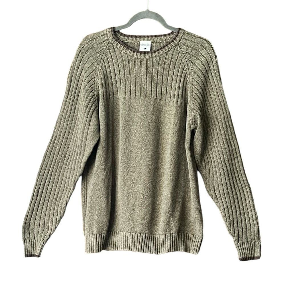 Men’s ribbed grandpa oversize sweater. Size large.